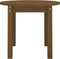 vidaXL - Salontafel - Ø - 55x45 - cm - massief - grenenhout - honingbruin
