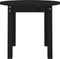 vidaXL - Salontafel - Ø - 55x45 - cm - massief - grenenhout - zwart