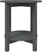 vidaXL - Salontafel - Ø - 55x60 - cm - massief - grenenhout - grijs