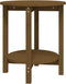 vidaXL - Salontafel - Ø - 55x60 - cm - massief - grenenhout - honingbruin
