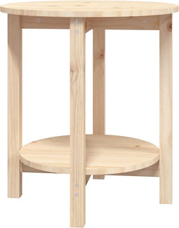 vidaXL - Salontafel - Ø - 55x60 - cm - massief - grenenhout