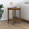vidaXL - Salontafel - Ø - 55x60 - cm - massief - grenenhout - honingbruin