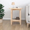 vidaXL - Salontafel - Ø - 55x60 - cm - massief - grenenhout