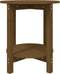 vidaXL - Salontafel - Ø - 55x60 - cm - massief - grenenhout - honingbruin