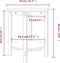 vidaXL - Salontafel - Ø - 55x60 - cm - massief - grenenhout