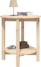 vidaXL - Salontafel - Ø - 55x60 - cm - massief - grenenhout