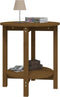 vidaXL - Salontafel - Ø - 55x60 - cm - massief - grenenhout - honingbruin