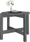 vidaXL - Salontafel - Ø - 62,5x45 - cm - massief - grenenhout - grijs