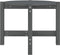 vidaXL - Salontafel - Ø - 62,5x45 - cm - massief - grenenhout - grijs