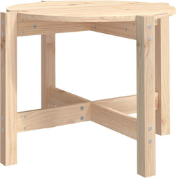 vidaXL - Salontafel - Ø - 62,5x45 - cm - massief - grenenhout