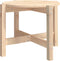 vidaXL - Salontafel - Ø - 62,5x45 - cm - massief - grenenhout