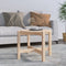 vidaXL - Salontafel - Ø - 62,5x45 - cm - massief - grenenhout