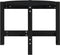 vidaXL - Salontafel - Ø - 62,5x45 - cm - massief - grenenhout - zwart