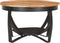 vidaXL - Salontafel - Ø - 68x43 - cm - massief - acaciahout