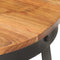 vidaXL - Salontafel - Ø - 68x43 - cm - massief - acaciahout