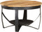 vidaXL - Salontafel - Ø - 68x43 - cm - ruw - mangohout