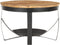 vidaXL - Salontafel - Ø - 68x43 - cm - ruw - mangohout