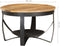 vidaXL - Salontafel - Ø - 68x43 - cm - ruw - mangohout