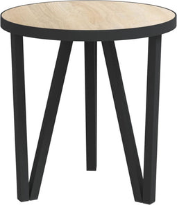vidaXL - Salontafel - Ø35 - cm - MDF - sonoma - eikenkleurig