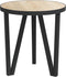 vidaXL - Salontafel - Ø35 - cm - MDF - sonoma - eikenkleurig