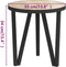 vidaXL - Salontafel - Ø35 - cm - MDF - sonoma - eikenkleurig
