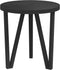 vidaXL - Salontafel - Ø35 - cm - MDF - zwart