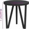 vidaXL - Salontafel - Ø35 - cm - MDF - zwart
