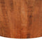 vidaXL - Salontafel - Ø52x30 - cm - massief - ruw - mangohout
