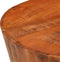 vidaXL - Salontafel - Ø52x30 - cm - massief - ruw - mangohout
