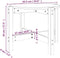 vidaXL - Salontafel - Ø62,5x45 - cm - massief - grenenhout - wit