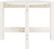 vidaXL - Salontafel - Ø62,5x45 - cm - massief - grenenhout - wit