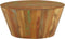 vidaXL - Salontafel - Ø65x31 - cm - massief - gerecycled - hout
