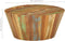 vidaXL - Salontafel - Ø65x31 - cm - massief - gerecycled - hout