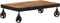 vidaXL - Salontafel - op - wieltjes - 100x60x26 - cm - massief - mangohout