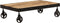 vidaXL - Salontafel - op - wieltjes - 100x60x26 - cm - massief - mangohout
