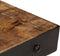 vidaXL - Salontafel - op - wieltjes - 100x60x26 - cm - massief - mangohout