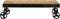 vidaXL - Salontafel - op - wieltjes - 100x60x26 - cm - massief - mangohout
