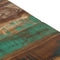vidaXL - Salontafel - roestvrij - staal - en - gerecycled - hout - zilverkleurig