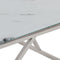 vidaXL - Salontafel - roestvrijstaal - en - gehard - glas - zilverkleurig