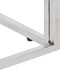 vidaXL - Salontafel - roestvrijstaal - en - gehard - glas - zilverkleurig