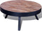 vidaXL - Salontafel - rond - gerecycled - teakhout