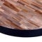 vidaXL - Salontafel - rond - gerecycled - teakhout