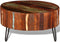 vidaXL - Salontafel - rond - massief - gerecycled - hout
