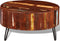 vidaXL - Salontafel - rond - massief - gerecycled - hout