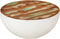 vidaXL - Salontafel - rond - Ø - 50x24 - cm - massief - gerecycled - hout - wit