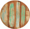 vidaXL - Salontafel - rond - Ø - 50x24 - cm - massief - gerecycled - hout - wit