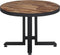 vidaXL - Salontafel - rond - Ø55x40 - cm - massief - gerecycled - teakhout