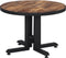 vidaXL - Salontafel - rond - Ø55x40 - cm - massief - gerecycled - teakhout