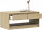 vidaXL - Salontafel - SAUDA - 99x55x45 - cm - massief - grenenhout - eikenkleurig