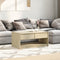 vidaXL - Salontafel - SAUDA - 99x55x45 - cm - massief - grenenhout - eikenkleurig